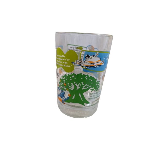 Vintage Disney 100 Years of Magic McDonald's Glass Mowgli Goofy Simba Mickey - Picture 1 of 7